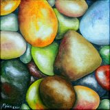 11 Handgeschmeichelt I Acryl auf Leinwand;
30 x 30 cm